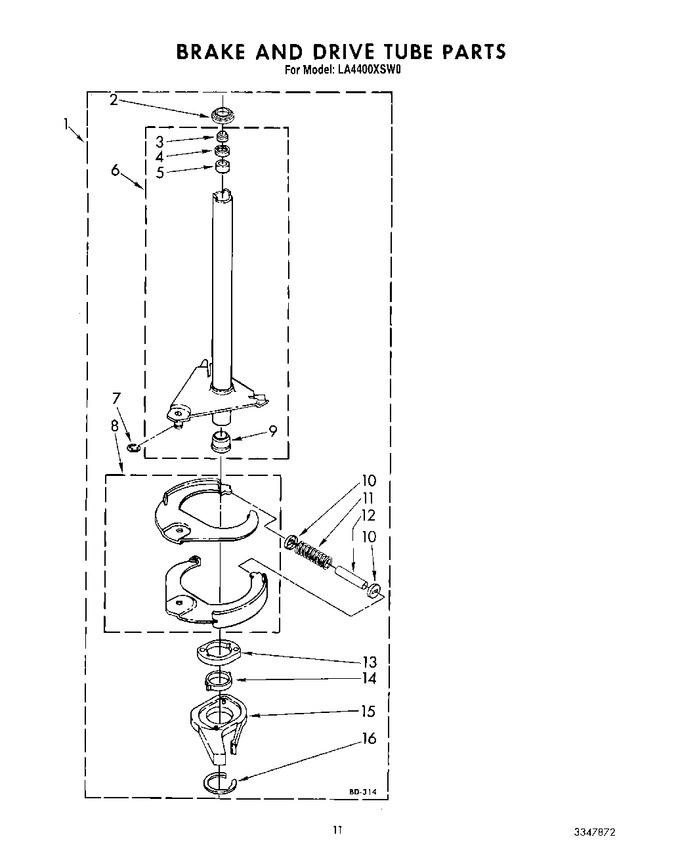 Diagram for LA4400XSW0