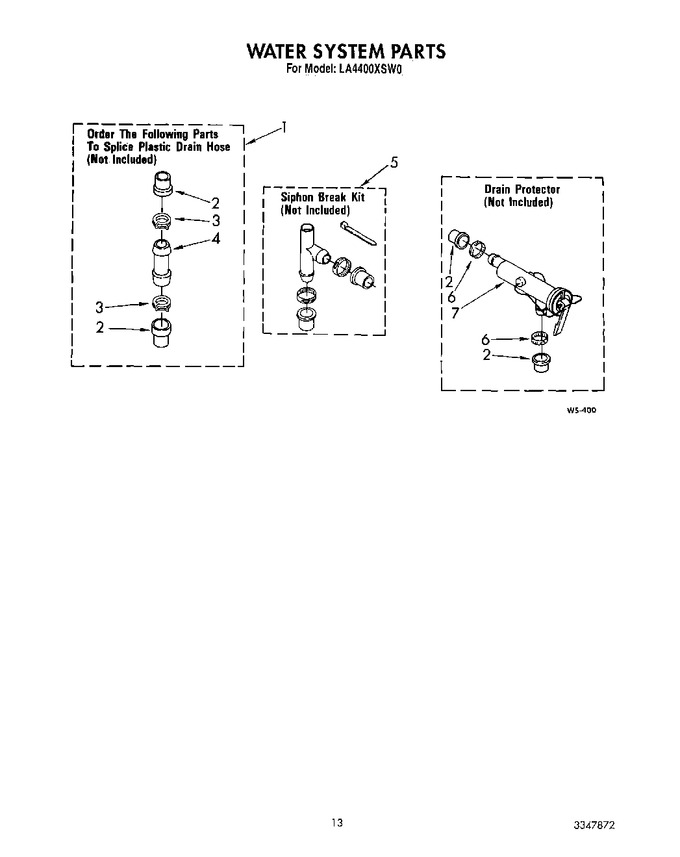 Diagram for LA4400XSW0
