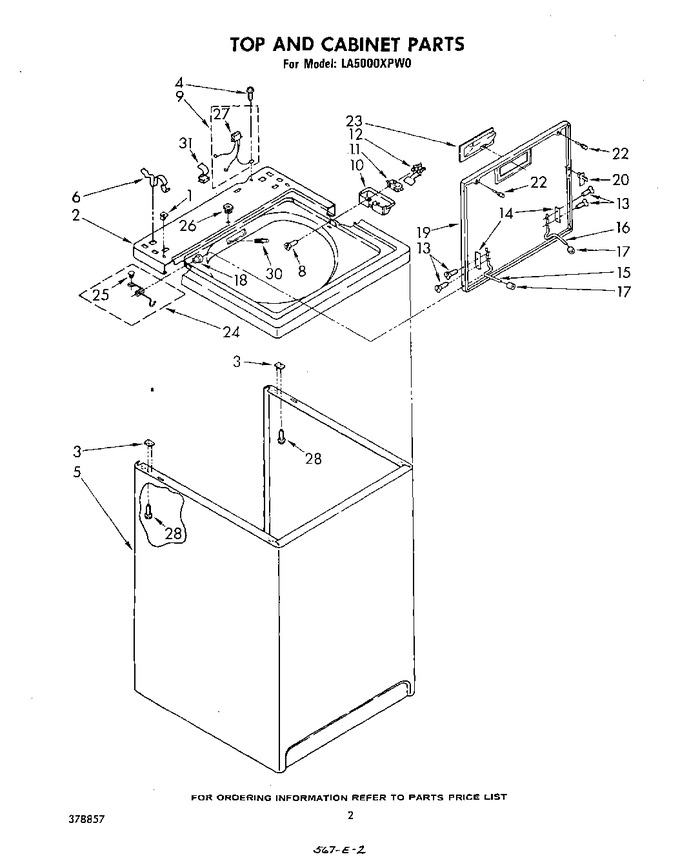 Diagram for LA5000XPW0