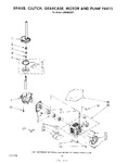 Diagram for 06 - Brake, Clutch, Gearcase, Motor And Pump