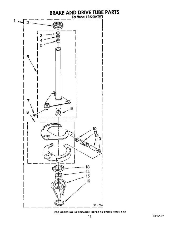 Diagram for LA5200XTF1