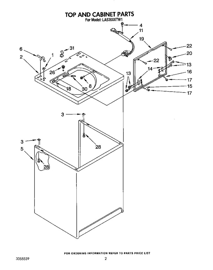 Diagram for LA5200XTF1