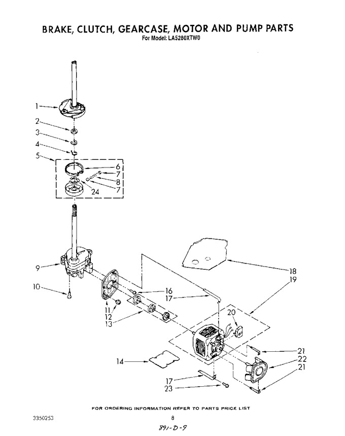Diagram for LA5280XTG0