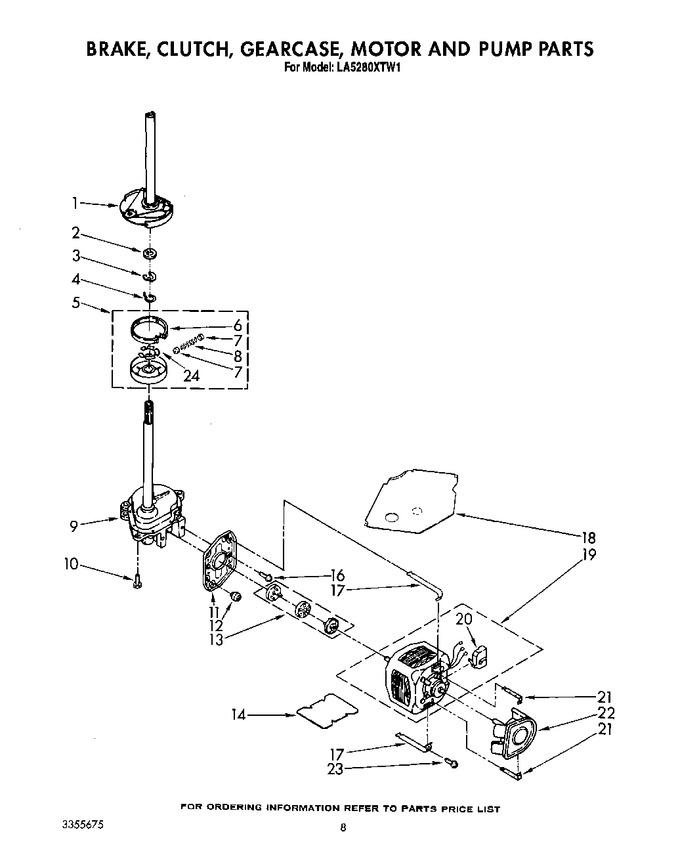 Diagram for LA5280XTW1