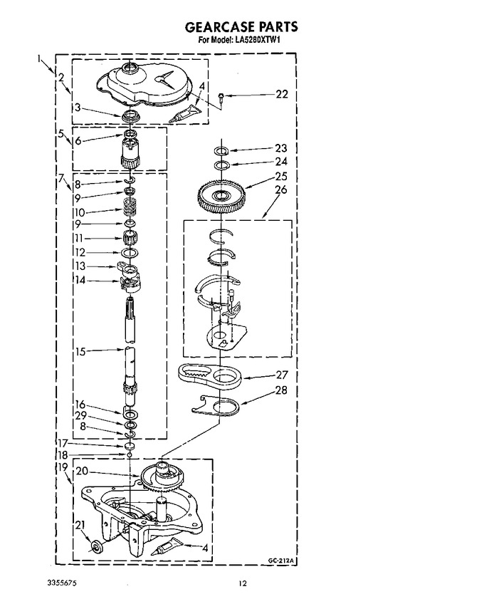 Diagram for LA5280XTW1