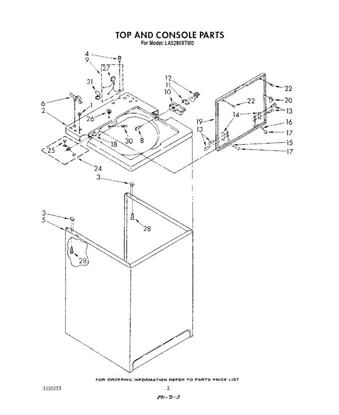 Diagram for LA5280XTW0