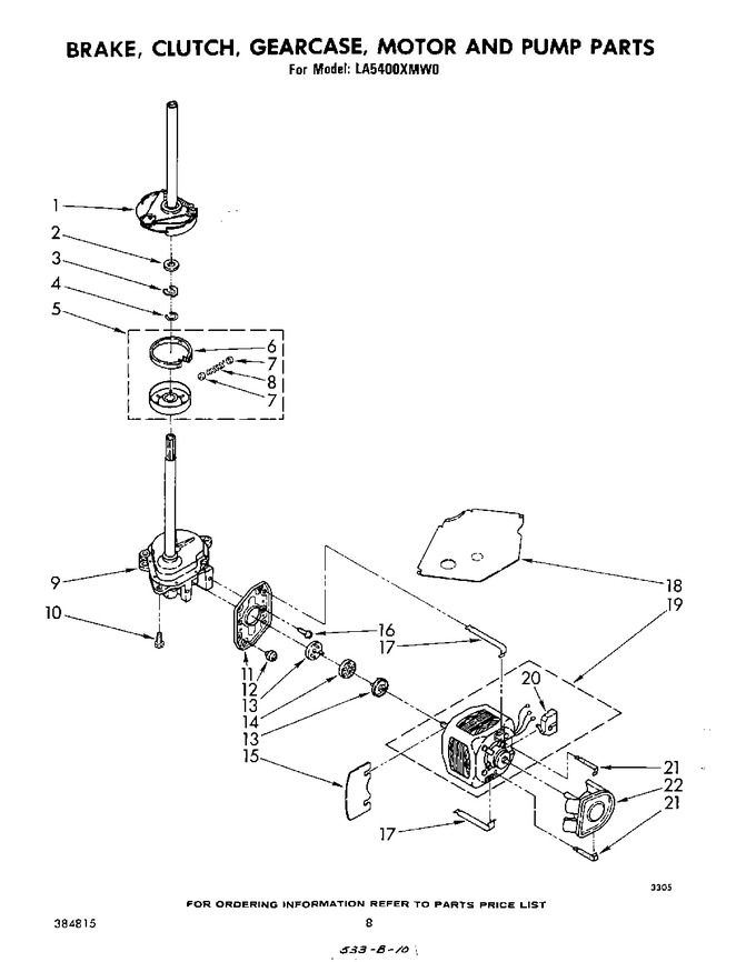 Diagram for LA5400XMW0
