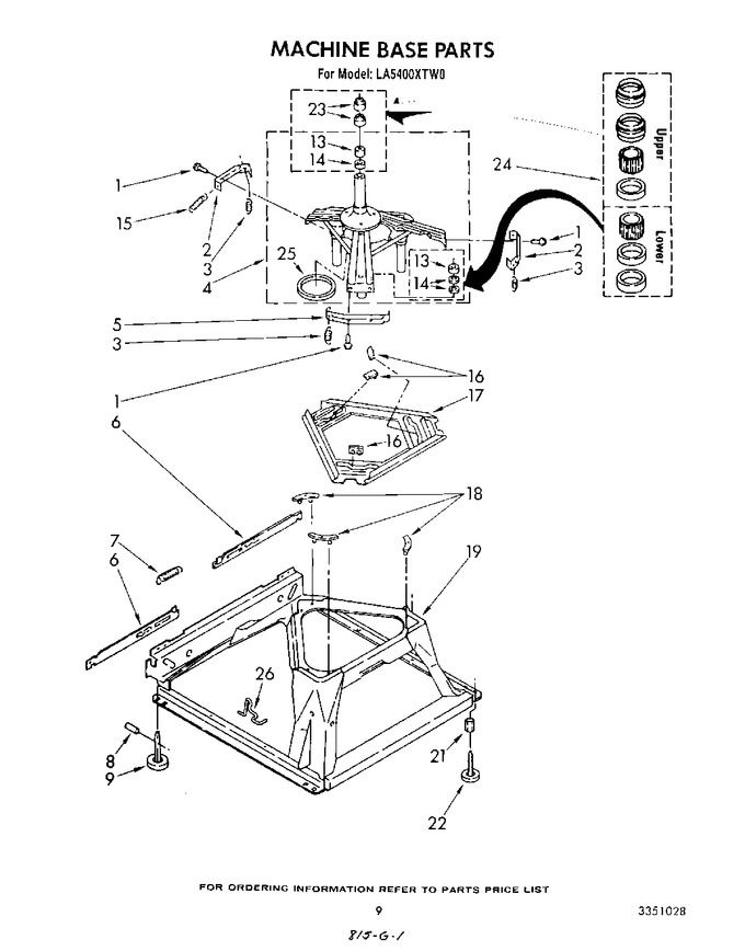 Diagram for LA5400XTW0