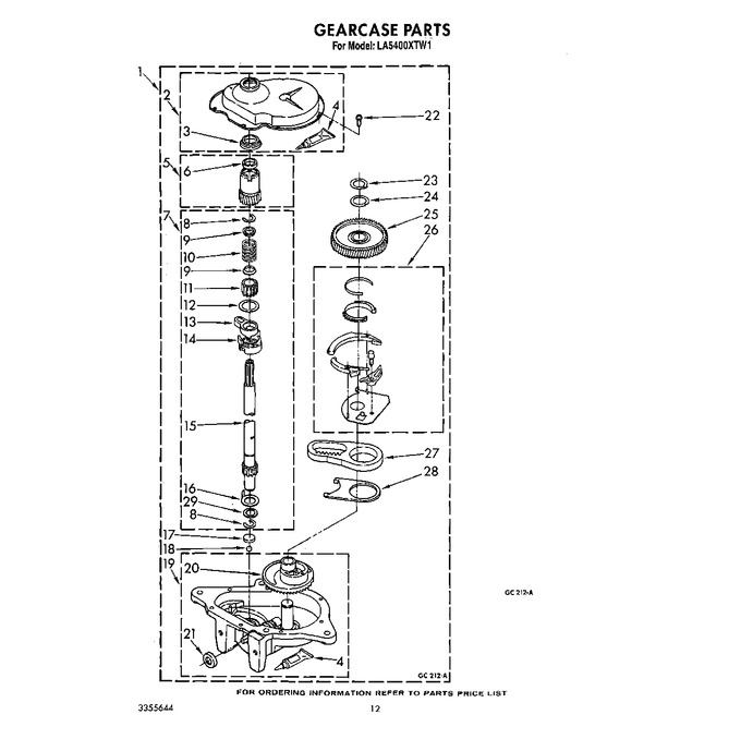 Diagram for LA5400XTW1