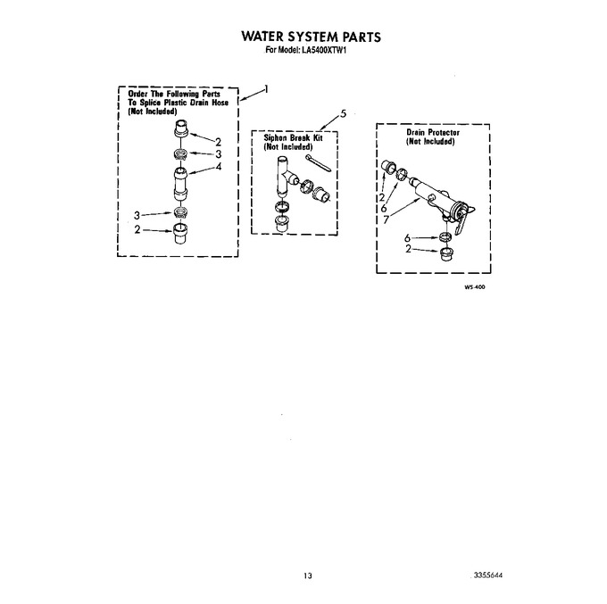 Diagram for LA5400XTW1