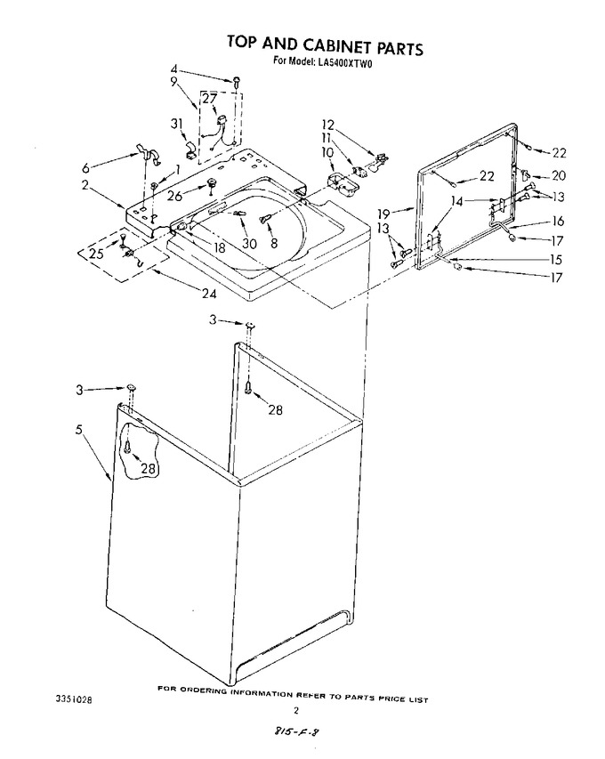 Diagram for LA5400XTG0
