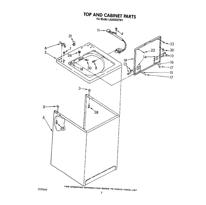 Diagram for LA5400XTN1