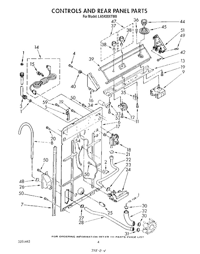 Diagram for LA5420XTW0