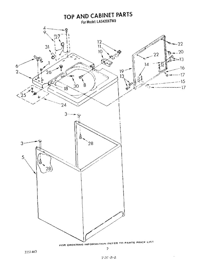 Diagram for LA5420XTN0