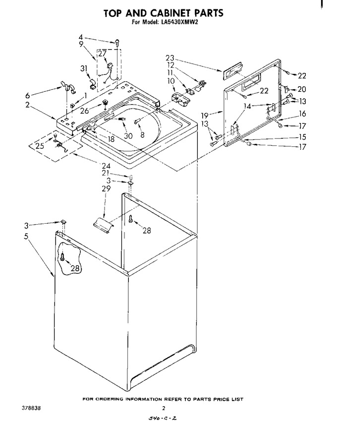 Diagram for LA5430XMW2