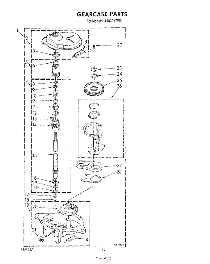 Diagram for LA5430XTW0