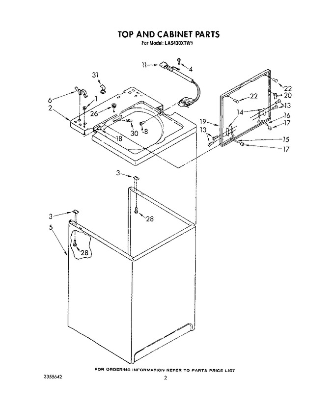 Diagram for LA5430XTW1