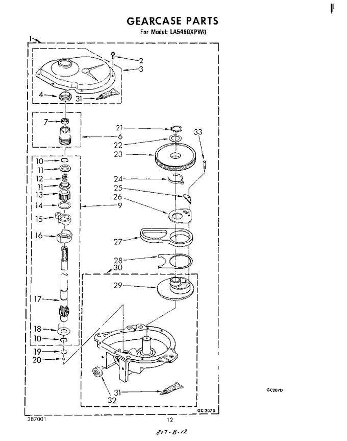 Diagram for LA5460XPW0