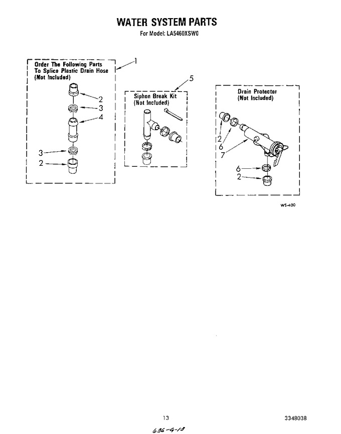 Diagram for LA5460XSW0