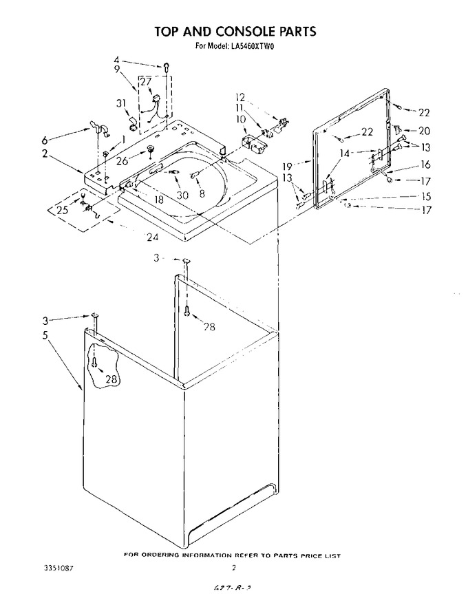 Diagram for LA5460XTW0