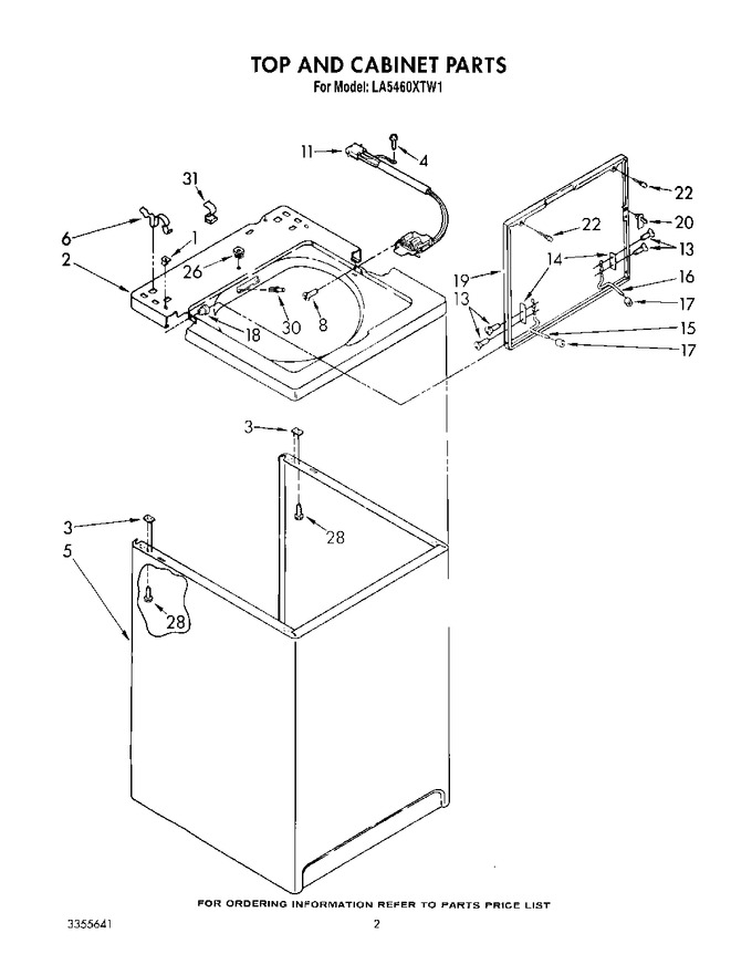 Diagram for LA5460XTW1
