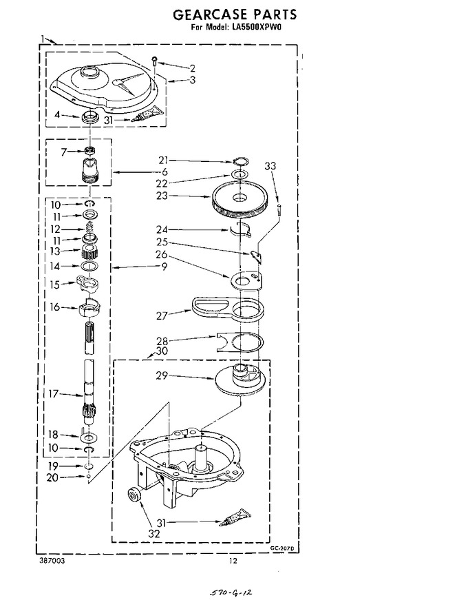 Diagram for LA5500XPW0