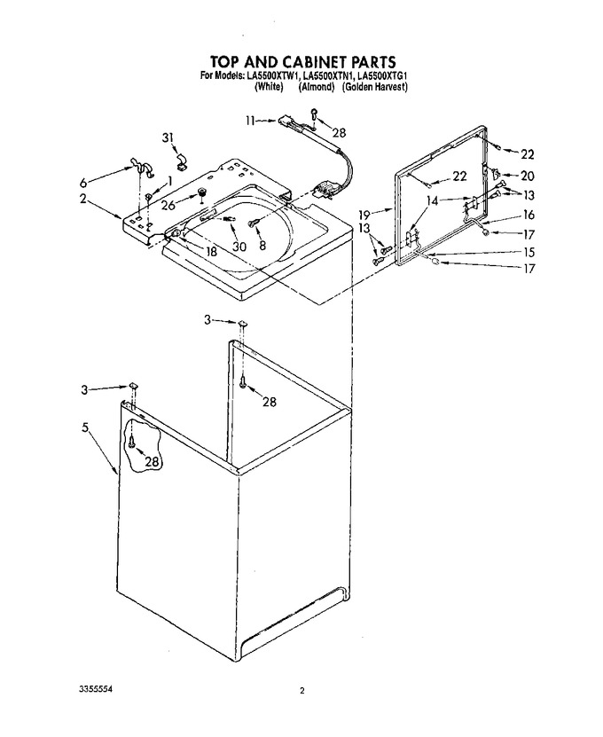 Diagram for LA5500XTW1