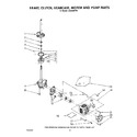 Diagram for 07 - Brake, Clutch, Gearcase, Motor And Pump