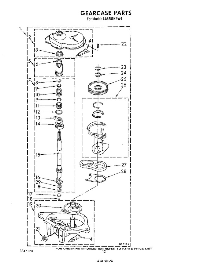 Diagram for LA5550XPW4