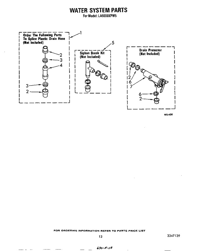 Diagram for LA5550XPW5