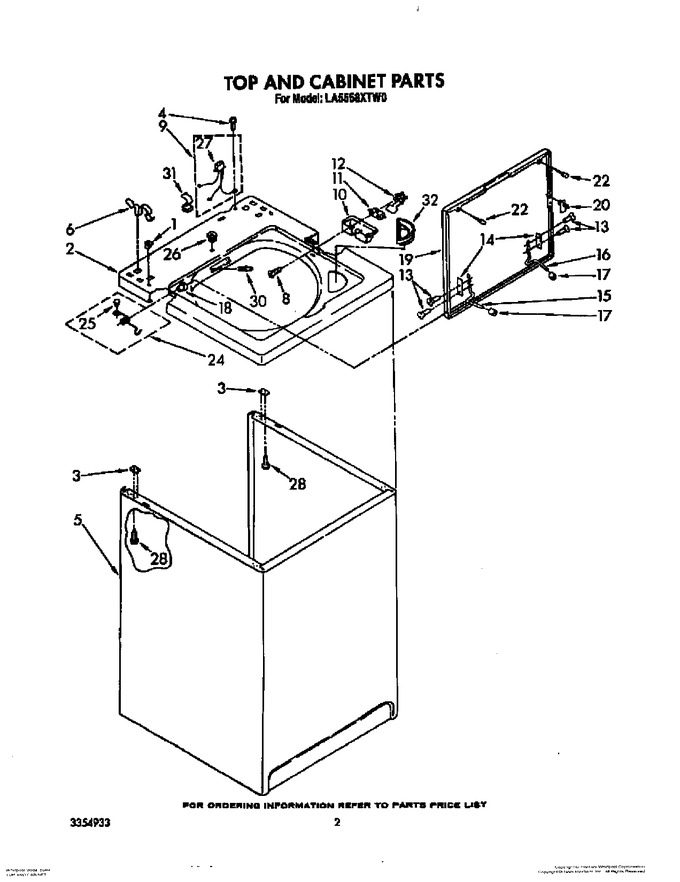Diagram for LA5558XTN0