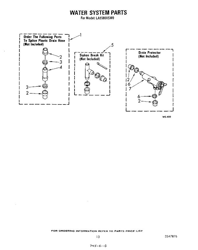 Diagram for LA5580XSW0