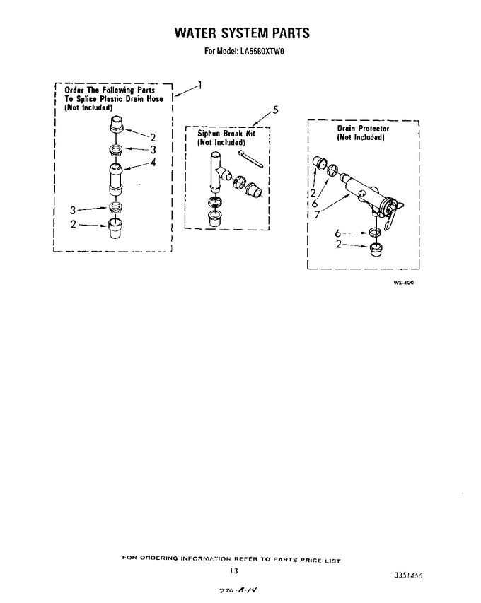 Diagram for LA5580XTN0