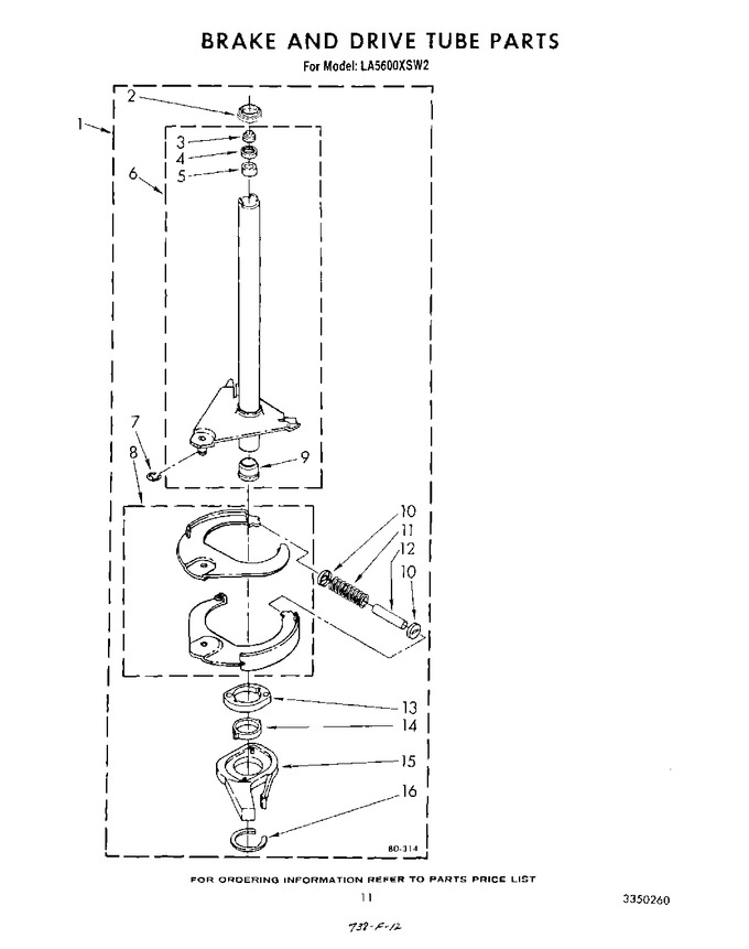 Diagram for LA5600XSW2