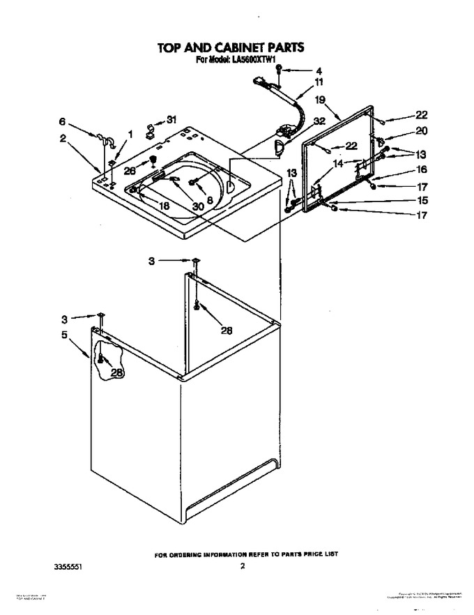 Diagram for LA5600XTG1