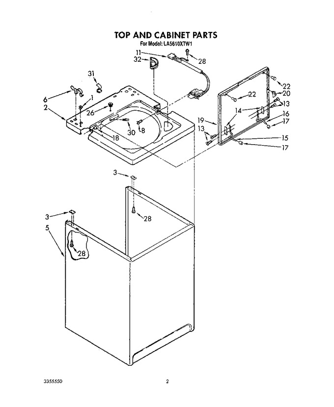 Diagram for LA5610XTW1