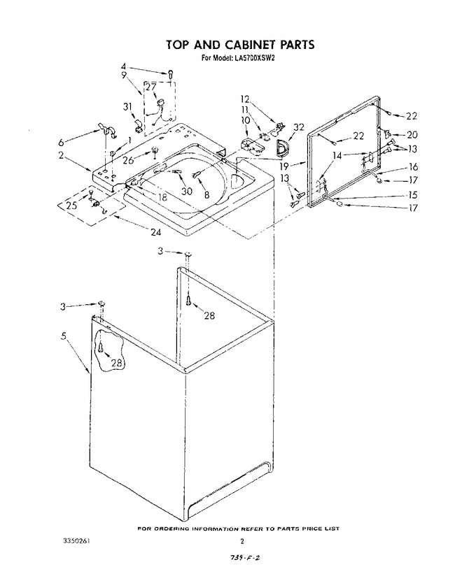 Diagram for LA5700XSW2
