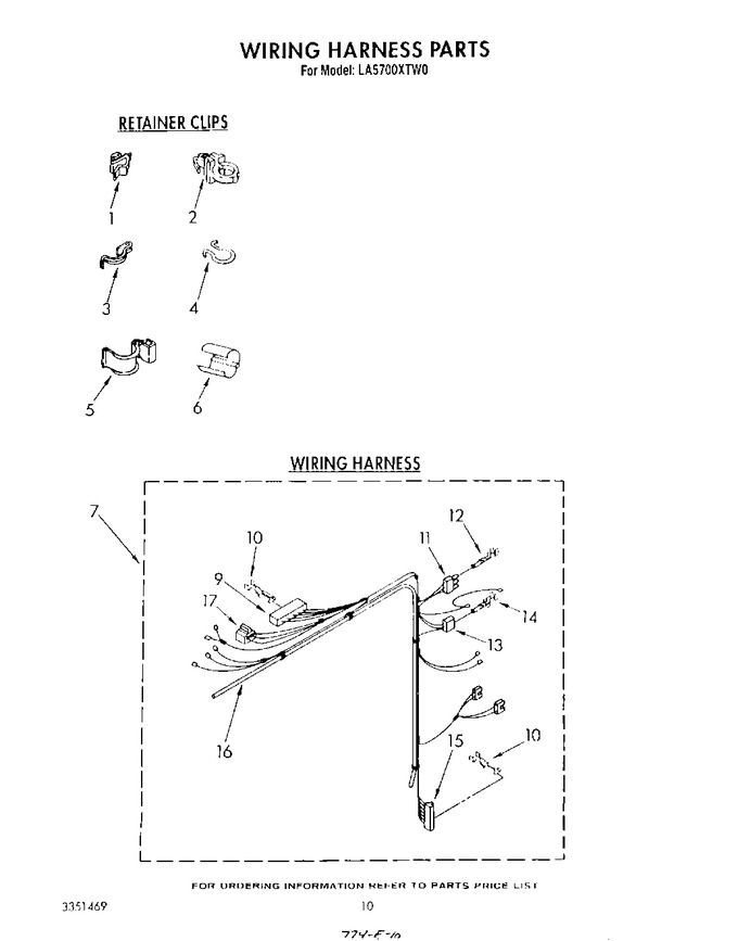 Diagram for LA5700XTW0