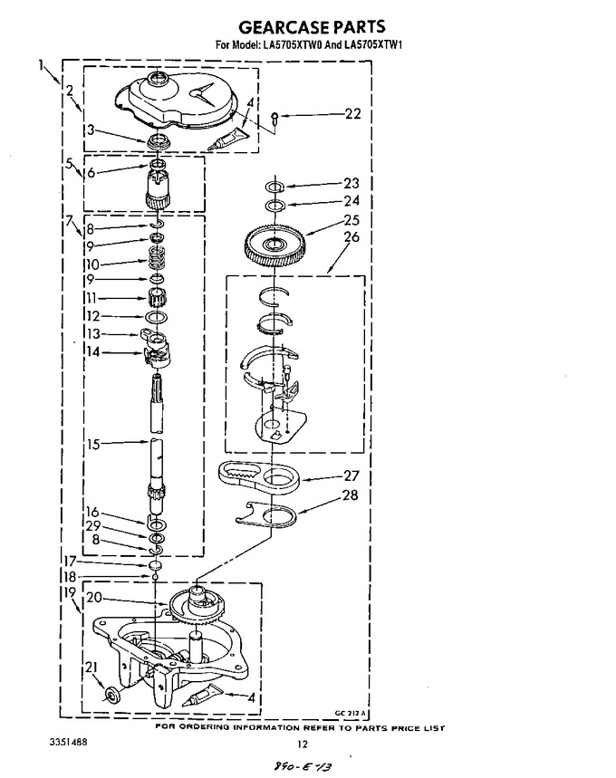 Diagram for LA5705XTF0