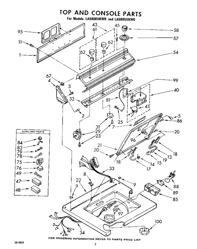 Diagram for LA5805XKW0