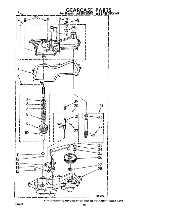 Diagram for LA5805XKW0