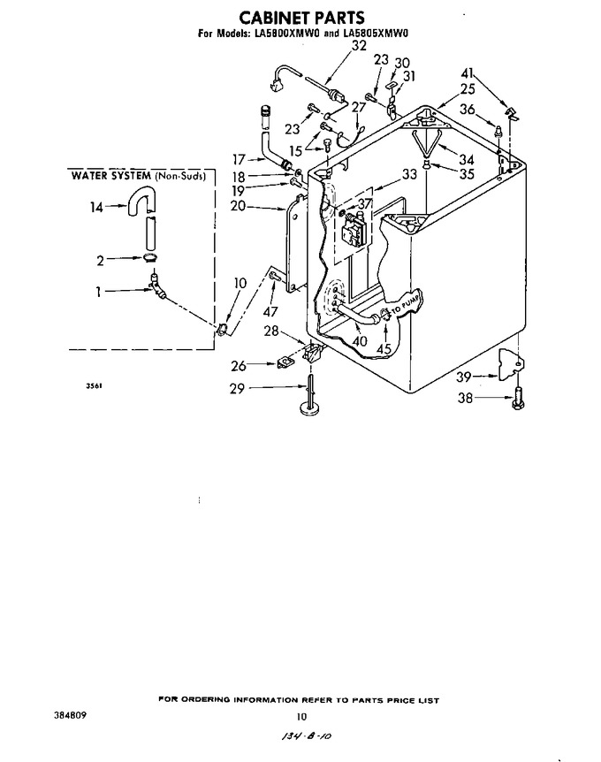 Diagram for LA5800XMW0