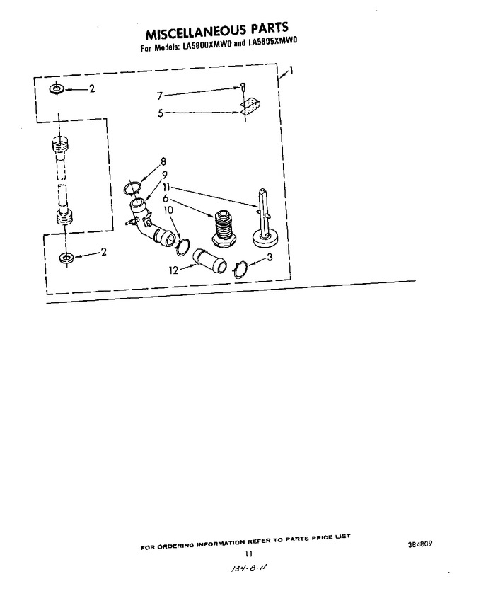 Diagram for LA5800XMW0