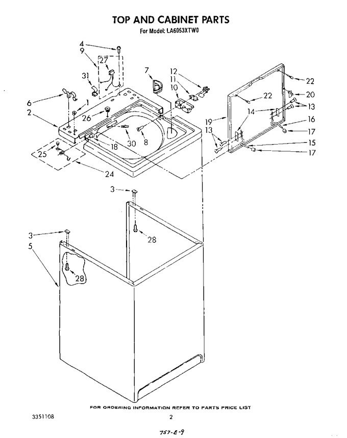 Diagram for LA6053XTN0