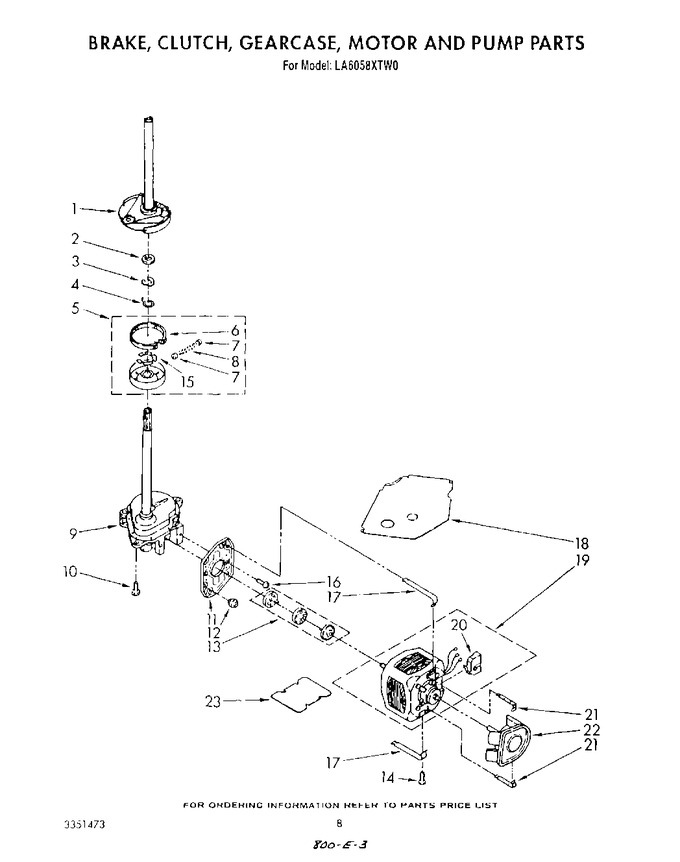 Diagram for LA6058XTW0