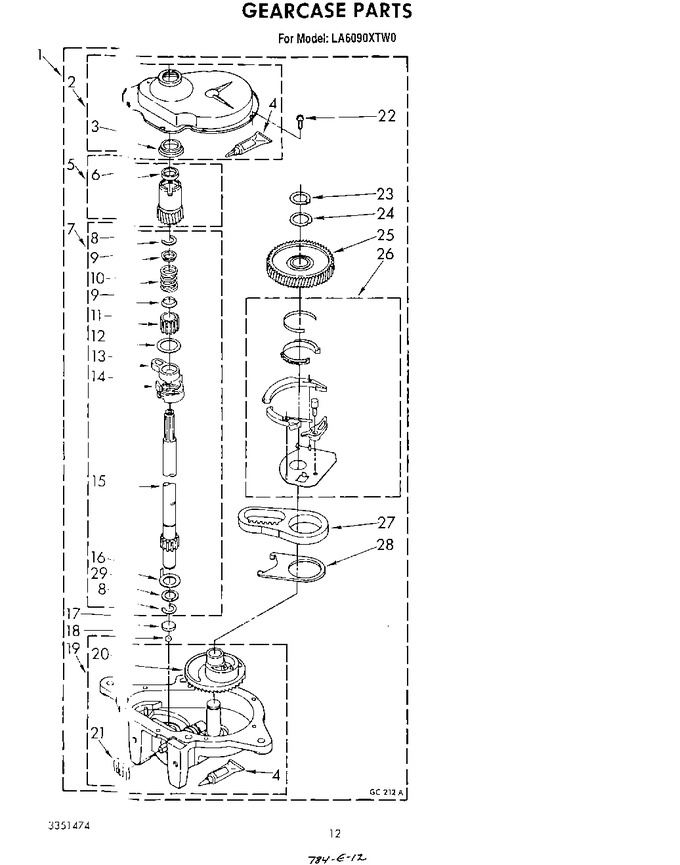 Diagram for LA6090XTG0