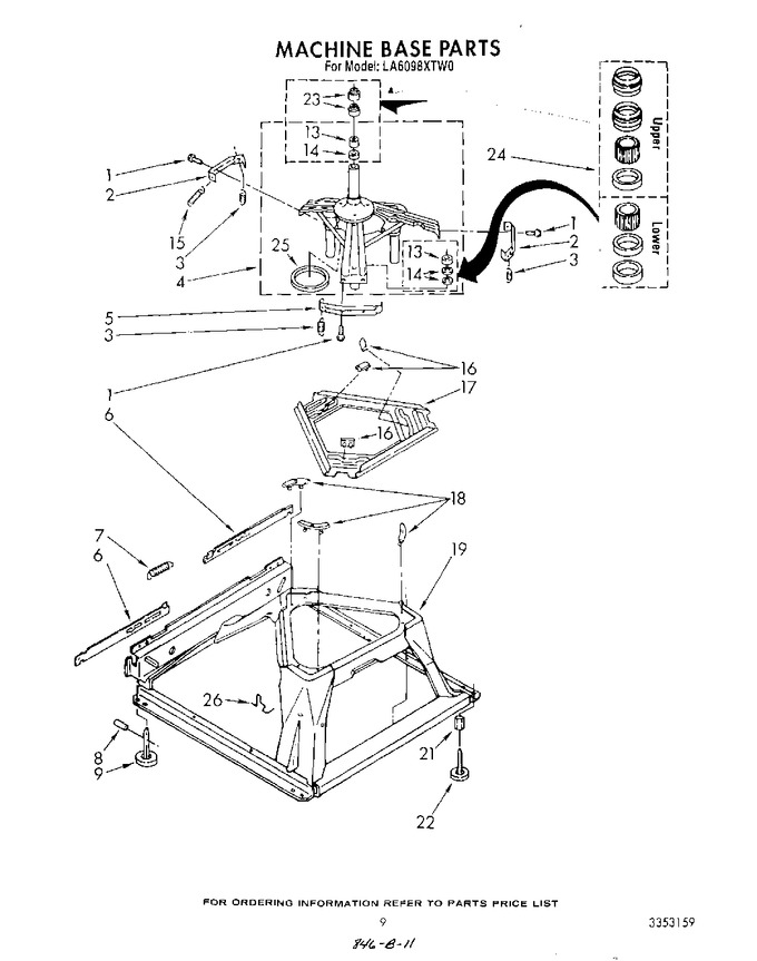Diagram for LA6098XTW0