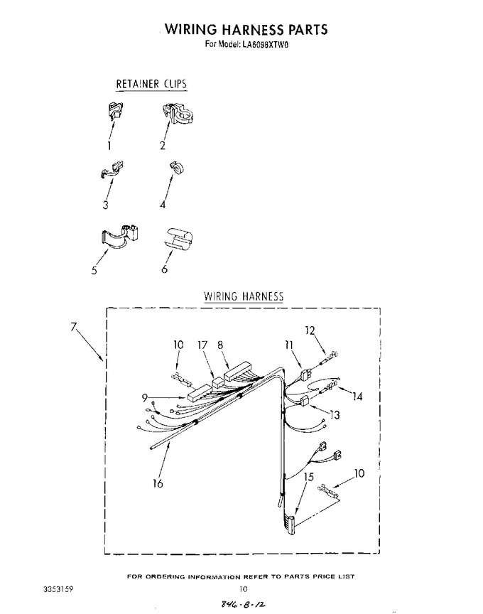 Diagram for LA6098XTW0