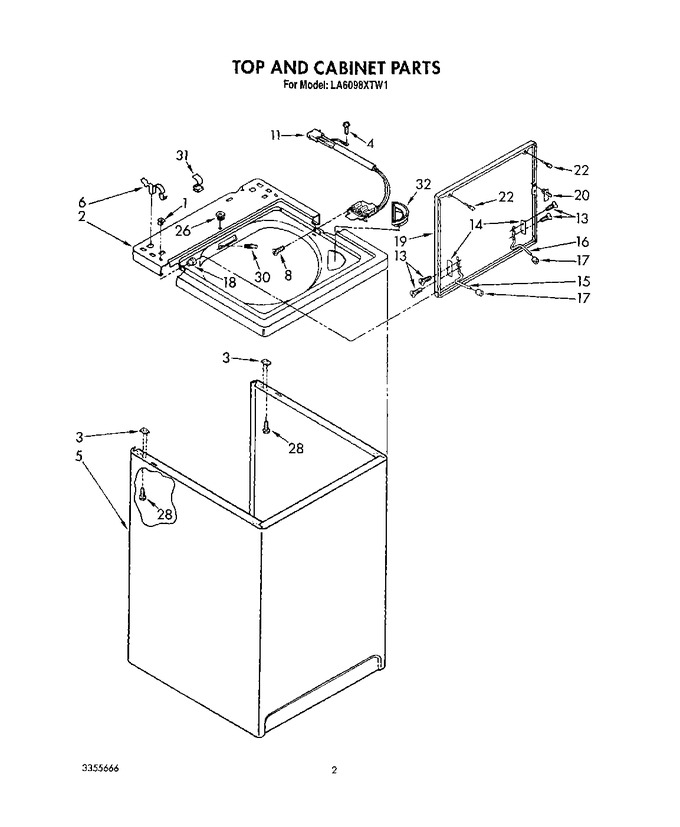 Diagram for LA6098XTG1