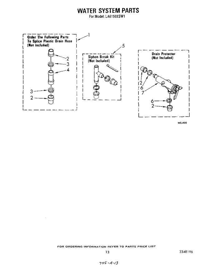 Diagram for LA6150XSW1